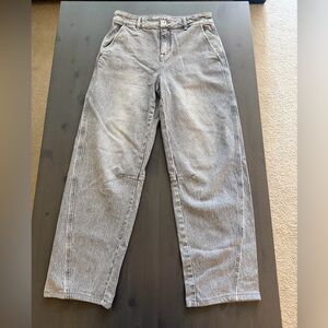 Sanctuary Women's Straight Leg Light Gray Jeans